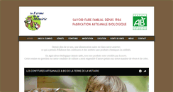 Desktop Screenshot of lafermedelametairie.fr